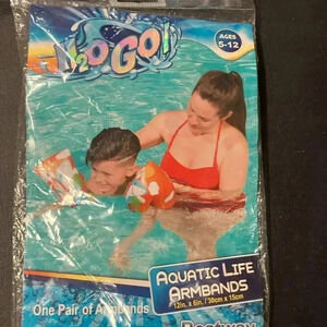H20 Go! Ages 5-12 Aquatic Life Armbands. New in Package